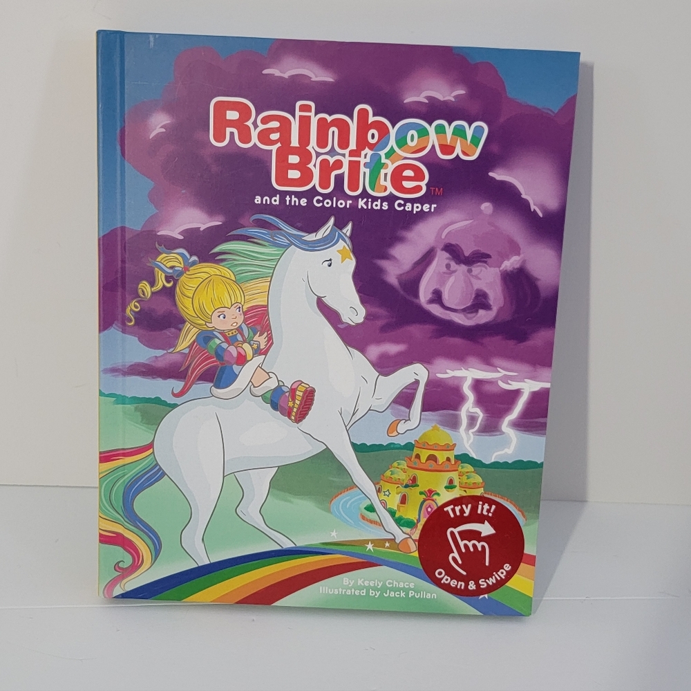 Rainbow Brite and Color Kids Open Swipe Sound Book New